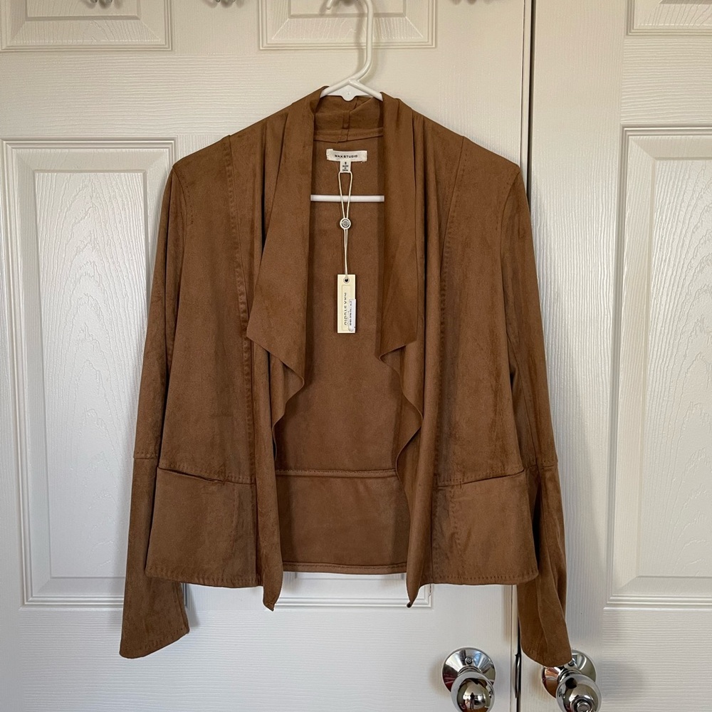 Max Studio Drape front jacket